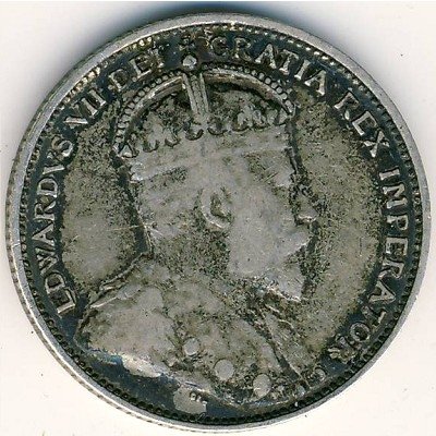 Канада 25 центов 1909 год