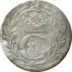 Швеция 1 эре 1693 год