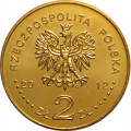 Польша 2 злотых 2012 год - 20 лет Благотворительному Рождественскому оркестру
