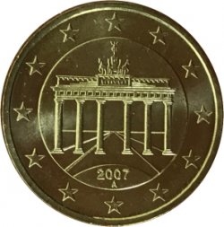 Германия 50 евроцентов 2007 год (A)