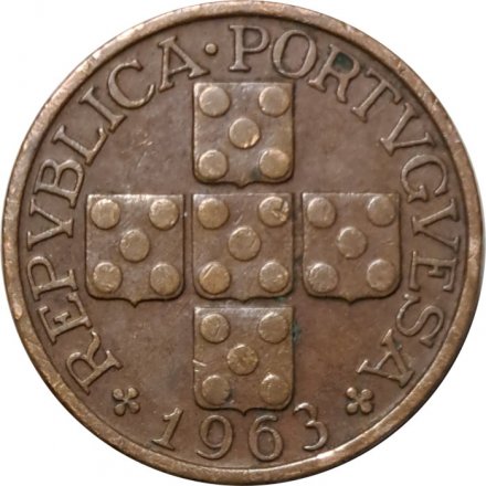 Португалия 20 сентаво 1963 год