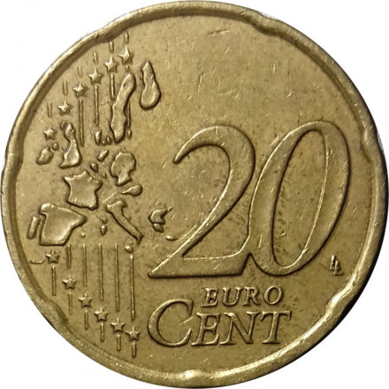 Греция 20 евроцентов 2002 год - Иоанн Каподистрия (E)
