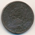 Великобритания 1 фартинг 1825 год
