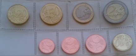 Набор из 8 евромонет Австрии 2017 год