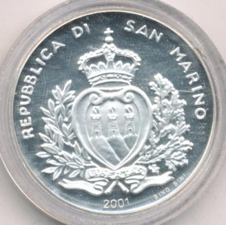 Сан-Марино 5000 лир 2001 год - Последние лиры