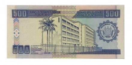 Бурунди 500 франков 1995 год - UNC