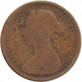 Великобритания 1/2 пенни 1887 год