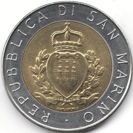 Сан-Марино 500 лир 1987 год - Возобновление чеканки монет