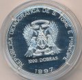 Сан-Томе и Принсипи 1000 добра 1997 год - Диана, принцесса Уэльская