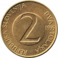 Словения 2 толара 1995 год - Ласточка