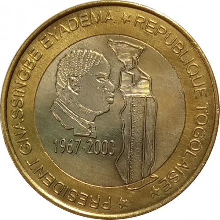 Того 6000 франков КФА 2003 год - Гнассингбе Эйадема