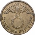 Третий Рейх 10 рейхспфеннигов 1938 год (G)