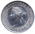 Цейлон 10 центов 1899 год - Королева Виктория