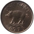 Бермудские острова 1 цент 1975 год