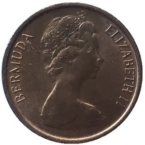Бермудские острова 1 цент 1975 год