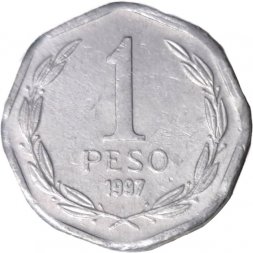 Чили 1 песо 1997 год