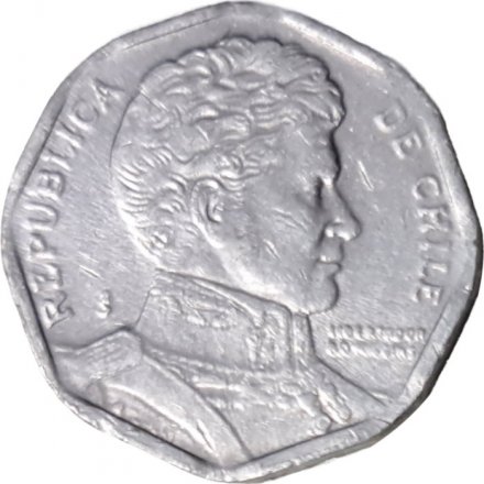 Чили 1 песо 1997 год