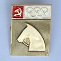 Значок. Олимпиада. Олимпийские игры. Конный спорт