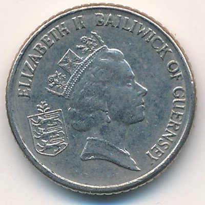 Гернси 5 пенсов 1992 год