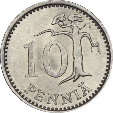 Финляндия 10 пенни 1983 год (N)