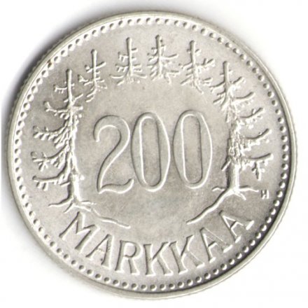 Финляндия 200 марок 1957 год