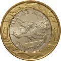 Фолклендские острова 2 фунта 2004 год - 30 лет монетам Фолклендов