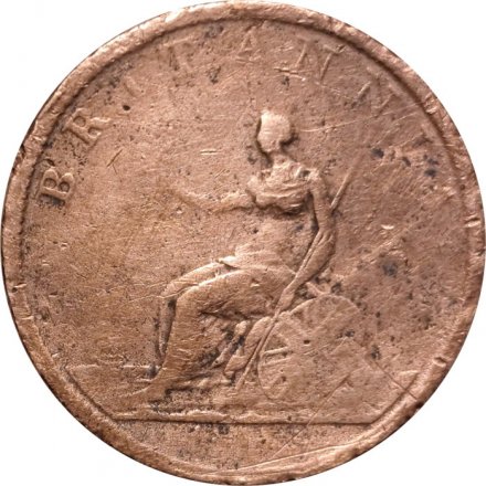 Великобритания 1/2 пенни 1807 год