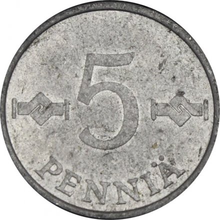 Финляндия 5 пенни 1982 год