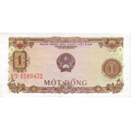 Вьетнам 1 донг 1976 год - Герб. Завод UNC