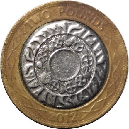 Великобритания 2 фунта 2012 год - F