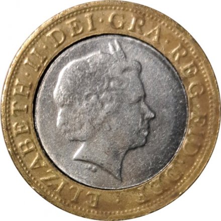 Великобритания 2 фунта 2012 год - F