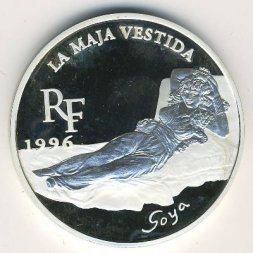 Франция 10 франков - 1 1/2 евро 1996 год