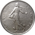 Франция 5 франков 1991 год