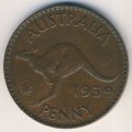 Австралия 1 пенни 1939 год