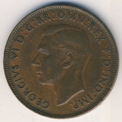 Австралия 1 пенни 1939 год