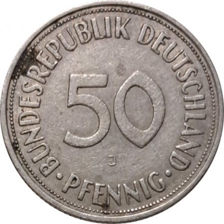 ФРГ 50 пфеннигов 1950 год (J)