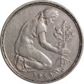 ФРГ 50 пфеннигов 1950 год (J)