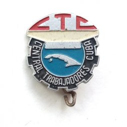 Значок CTC. Центральный профсоюз. Куба