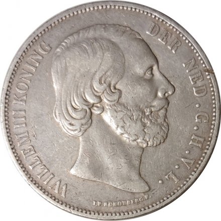 Нидерланды 2 1/2 гульдена 1873 год