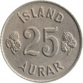 Исландия 25 эйре 1962 год