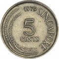 Сингапур 5 центов 1979 год