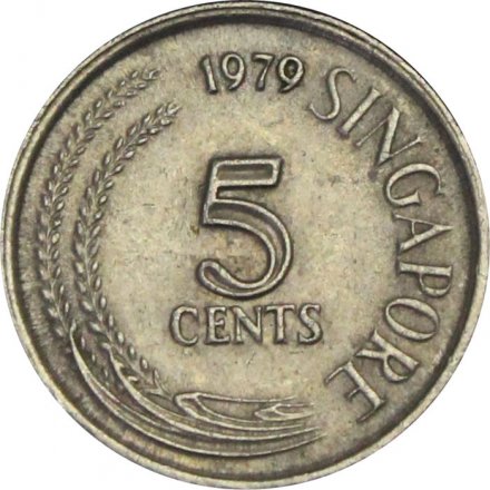 Сингапур 5 центов 1979 год