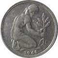 ФРГ 50 пфеннигов 1968 год (F)