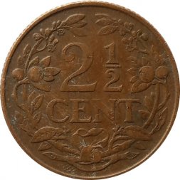 Антильские острова 2 1/2 цента 1956 год