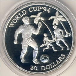 Кирибати 20 долларов 1993 год