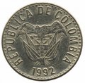 Колумбия 10 песо 1992 год - Герб