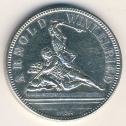 Швейцария 5 франков 1861 год