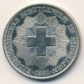 Швейцария 5 франков 1861 год