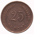 Финляндия 25 пенни 1941 год