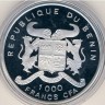 Монета Бенин 1000 франков КФА 1999 год